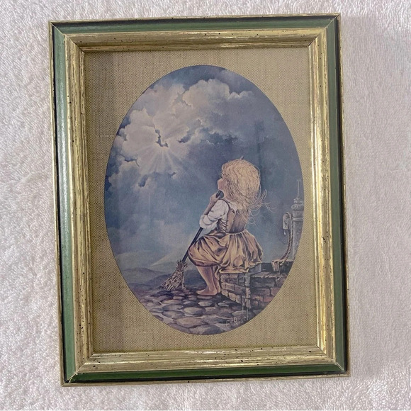 Vintage G. Ranck Framed Set Of “Young Love” Pictures Art Set Of 5 - Picture 2 of 16